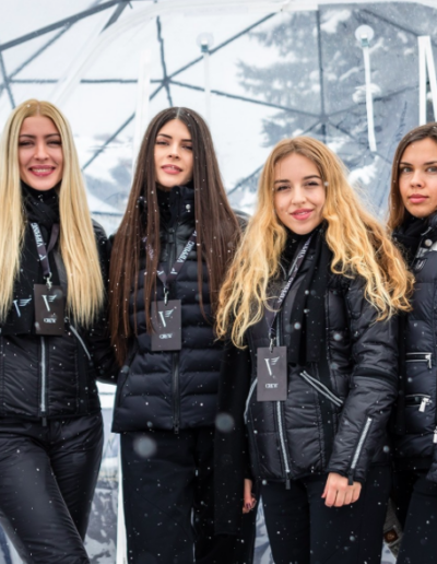 Hotesses Courchevel Event staff Courchevel